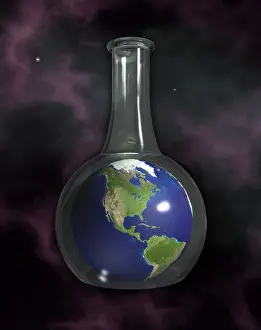 Test Prints: Earth In A Beaker