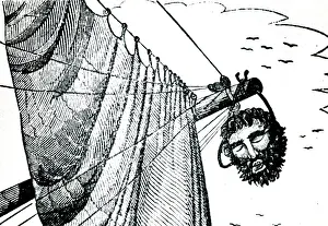 Buccaneer Prints: Edward Teach AKA Blackbeard, English Pirate