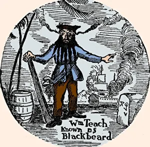 More Science & Medical Prints: Edward Teach AKA Blackbeard, English Pirate