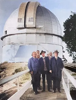 Observatory Prints: Einsten and Scientists at Mount Wilson Observatory, 1931
