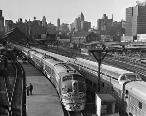 Transportation Prints: El Capitan & Texas Chief, c. 1955