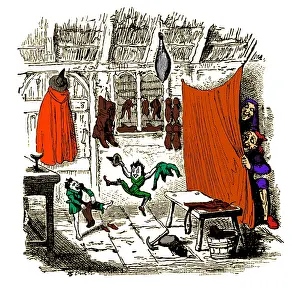 Folk Prints: The Elves and the Shoemaker