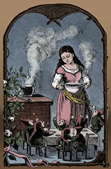 Tale Prints: The Elves Supper, Legendary Creatures
