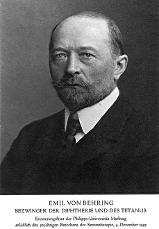 Nobel Prints: Emil von Behring, German Immunologist