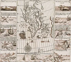 Seal Prints: Engraving of Maritime Industries, 17th Century