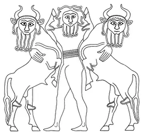 Bulls Prints: Epic of Gilgamesh, King of Uruk