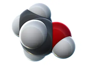 Ethanol Molecular Model