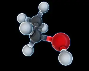 Ethanol Molecular Model