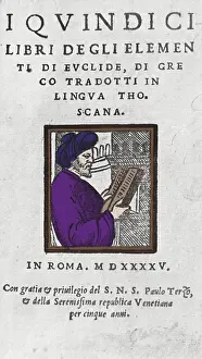 Mathematican Prints: Euclid, Ancient Greek Mathematician