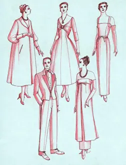 2015 Prints: Evening Wear, 1956