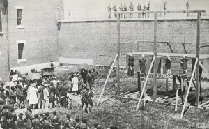 Abraham Prints: Execution of the Booth Conspirators, 1865