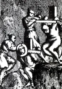 Cruelty Prints: Execution, Death by Sawing, 18th Century