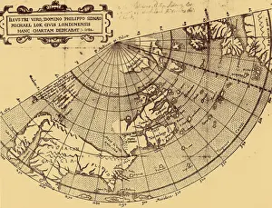 Representation Prints: False representation of 'Sea of Verrazano', 1582