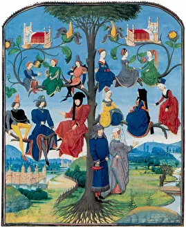 Weird Prints: Family Tree, 15th Century
