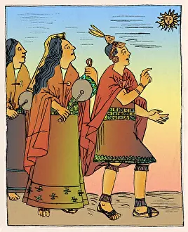 Codex Prints: Feast of the Inka; the Fourth Month, April
