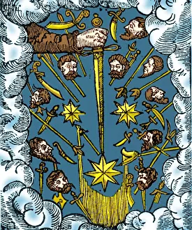 Comet Prints: The Figure of a Fearful Comet