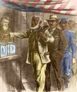 Amendment Prints: First Black Vote, 1867