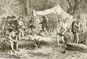 Town Prints: The First Day at Jamestown, 1607
