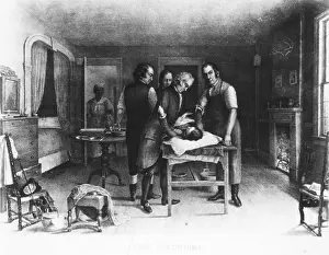 Assistants Prints: First Ovariotomy, 1809