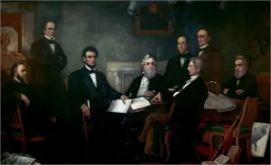 Abraham Prints: First Reading of the Emancipation Proclamation, 1863