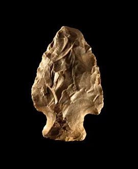 Ancient Prints: Flint Projectile Point