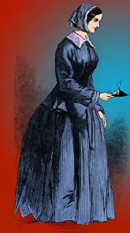Feminist Prints: Florence Nightingale, English Nurse