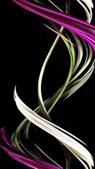 Pattern Prints: Flowers, Digital Streak Image