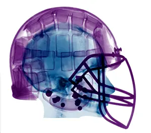 Best Sellers Part IV Prints: Football Helmet, X-Ray