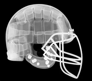 Sport Prints: Football Helmet, X-Ray