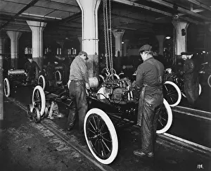 Industrialist Prints: Ford Assembly Line, 1913
