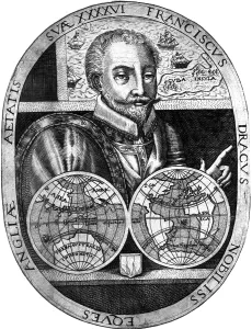 Slave Prints: Francis Drake, English Explorer