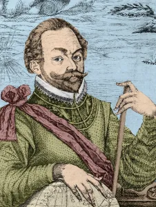 16th Prints: Francis Drake, English Explorer