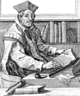 Fantasy Prints: Francois Rabelais, French Author and Humanist