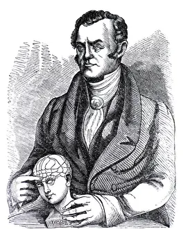 Neurological Prints: Franz Joseph Gall, German Phrenologist