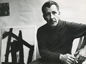 Famous People Prints: Franz Kline, American Abstract Painter