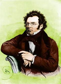 Religious Prints: Franz Peter Schubert, Austrian Composer