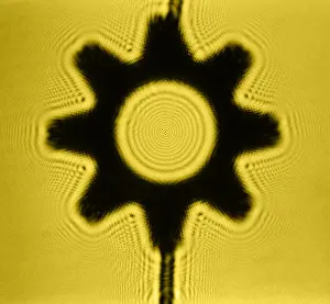Gram Prints: Fresnel Diffraction Pattern