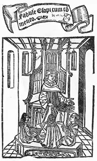 16th Prints: Frontispiece to Aesop's Fables