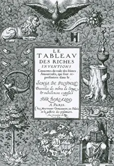 Frontispiece Prints: Frontispiece of Alchemical Treatise