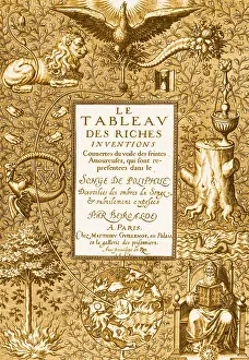 Book Prints: Frontispiece of Alchemical Treatise