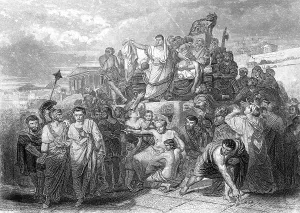 Empire Prints: Funeral of Julius Caesar, 44 BC