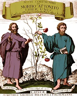 Hippocratic Prints: Galen and Hippocrates, Ancient Physicians