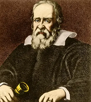 17th Prints: Galileo Galilei, Italian Polymath