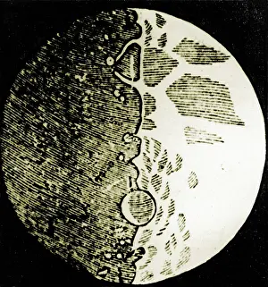 Science Prints: Galileo Moon Drawing