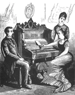 Pianist Prints: Gally's Self-Playing Musical Instrument, 1879