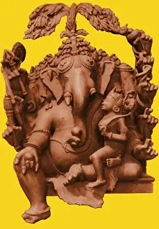 World Cultures Prints: Ganesha, Hindu God