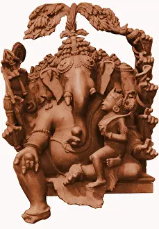 Sculpture Prints: Ganesha, Hindu God