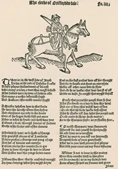 Middles Prints: Geoffrey Chaucer, Canterbury Tales