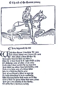 14th Prints: Geoffrey Chaucer, Canterbury Tales