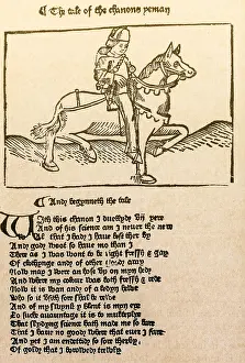 14th Prints: Geoffrey Chaucer, Canterbury Tales